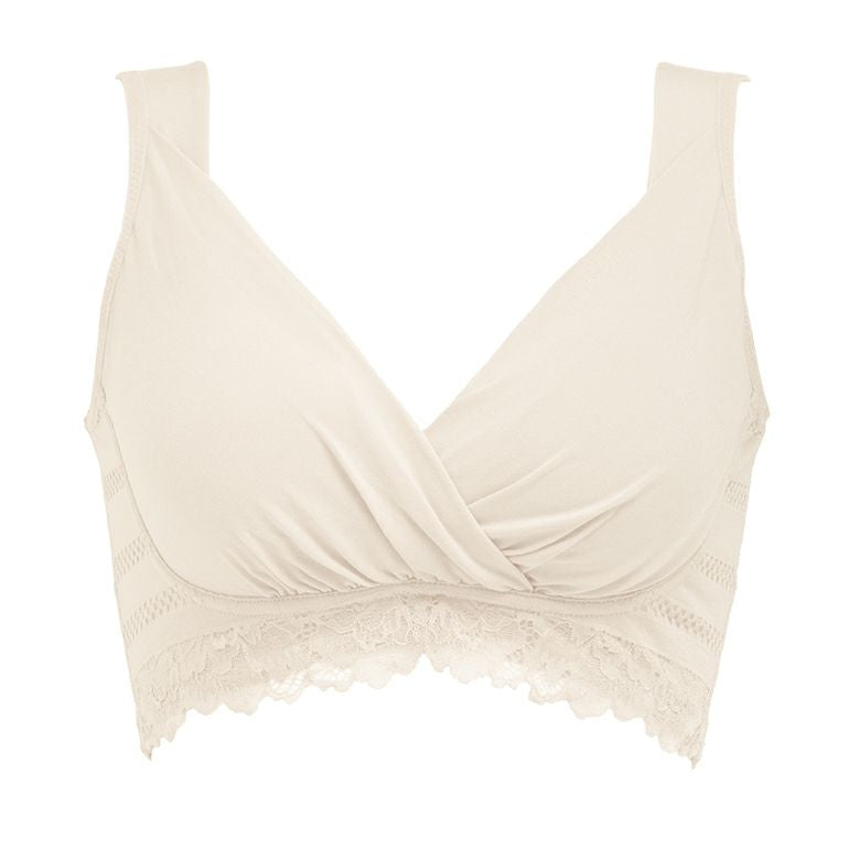 Criss-Cross Wireless Maternity Bra