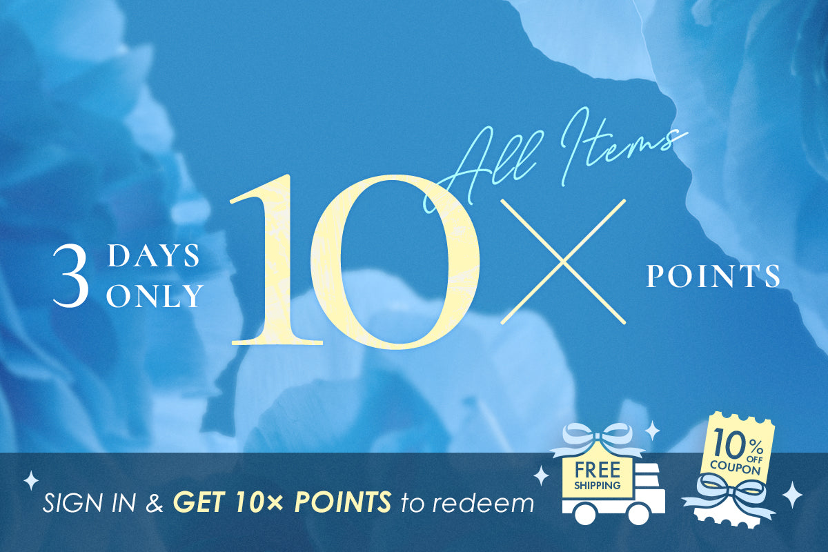 Earn 10× Points on All Orders – Limited Time!