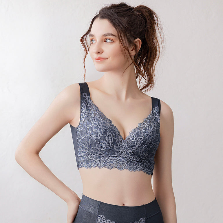 Beautiful Lace Wireless Shaping Bra 25