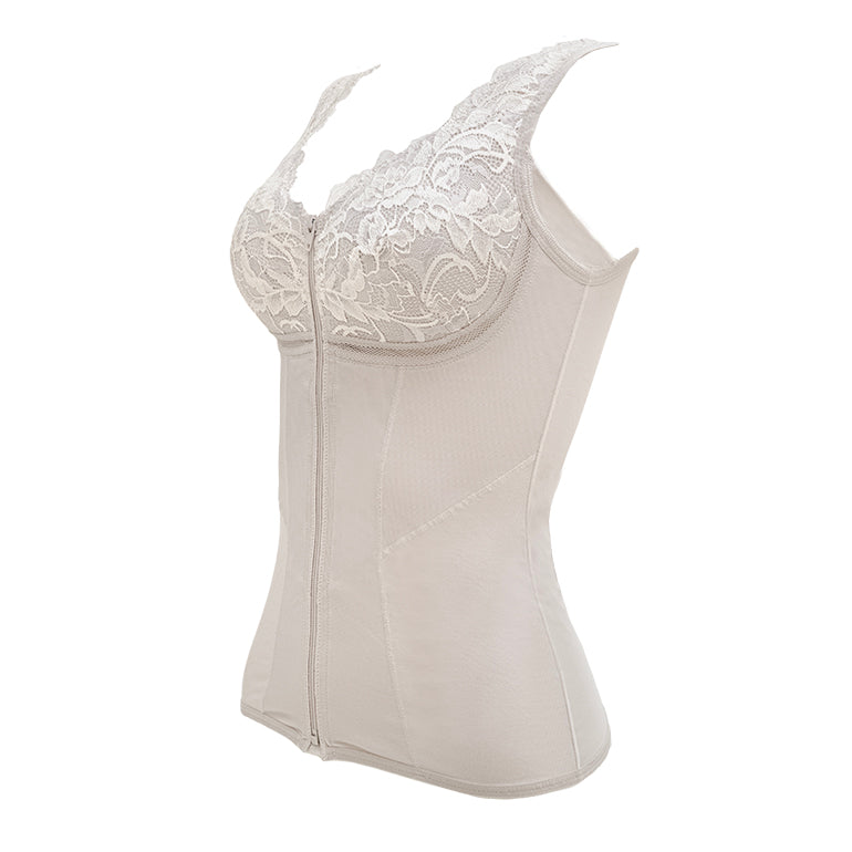 Zip Front Wireless Bra Camisole 25