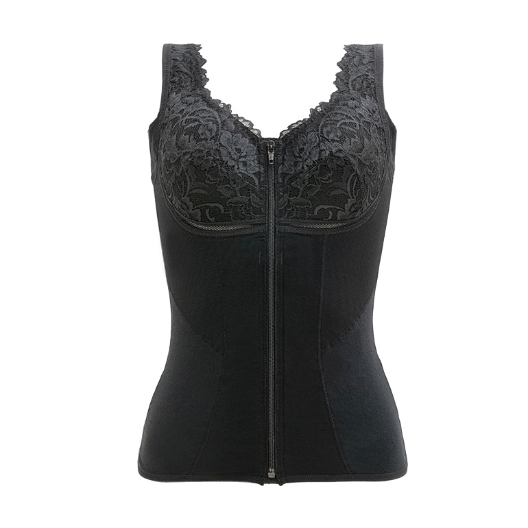 Zip Front Wireless Bra Camisole 25
