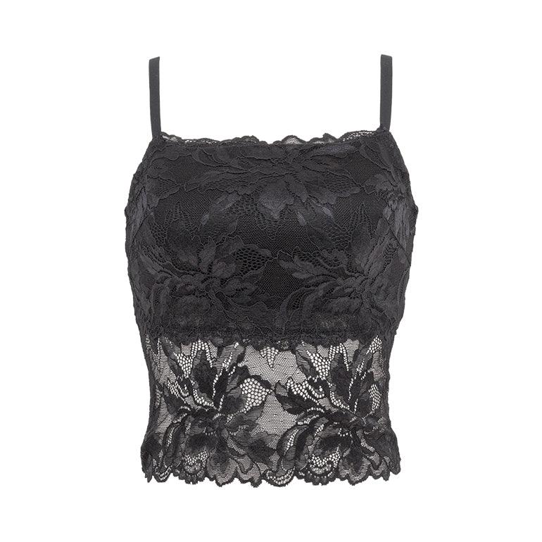 Comfort Lacy Cropped Bra Camisole